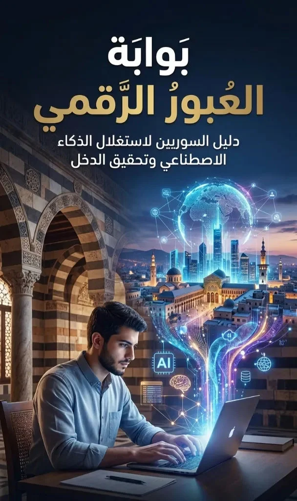 📚بوابة العبور الرقمي للسوريين في كسب دخل من الذكاءالاصطناعي