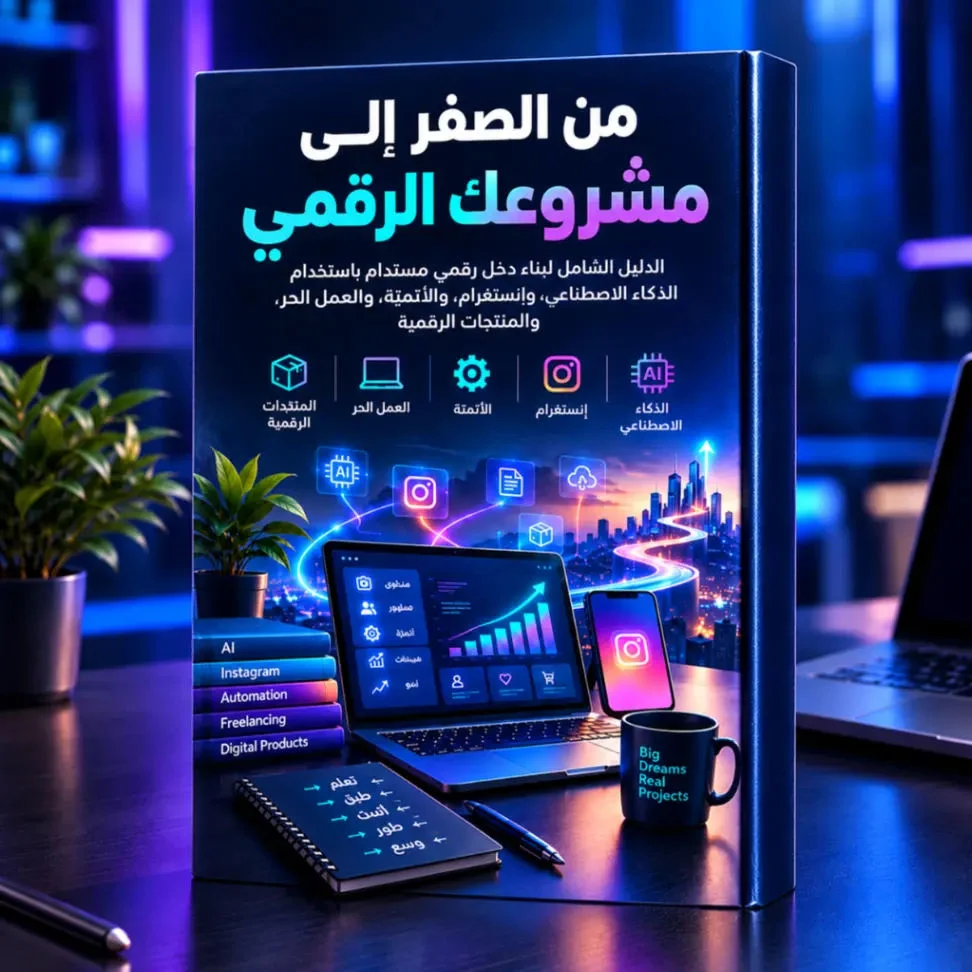 مشروعك الرقمي من الصفر: دليل بناء دخل رقمي مستدام