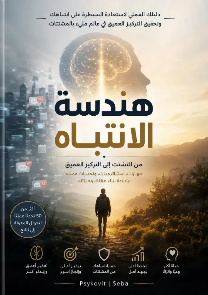 كتاب " هندسة الانتباه" _ من التشتت إلى التركيز العميق